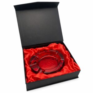 RAW Ruby skleněný popelník (s boxem)