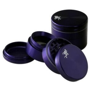 Black Leaf hliníkový grinder 56 mm (4 části) – modrý