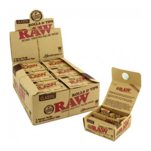 RAW Rolls papír 3 m + pre-rolled filtry